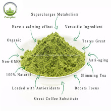 Poudre de thé vert pour le thé en vrac d&#39;usine
